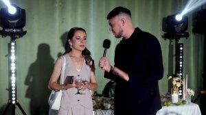 Интервью с гостями на свадьбе