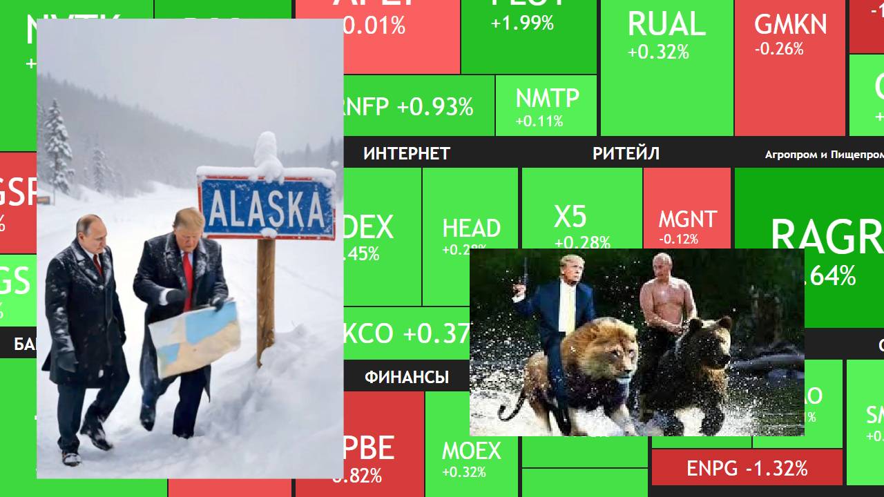 15 августа ► Дождались! Путин в США / Рынок 3000 пунктов / Новости и отчеты ► ЧТО С АКЦИЯМИ СЕГОДНЯ смотреть онлайн