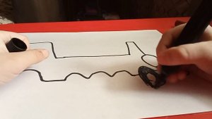 как нарисовать поезд