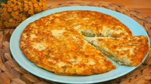 Вегетарианский пирог из кабачка и нута