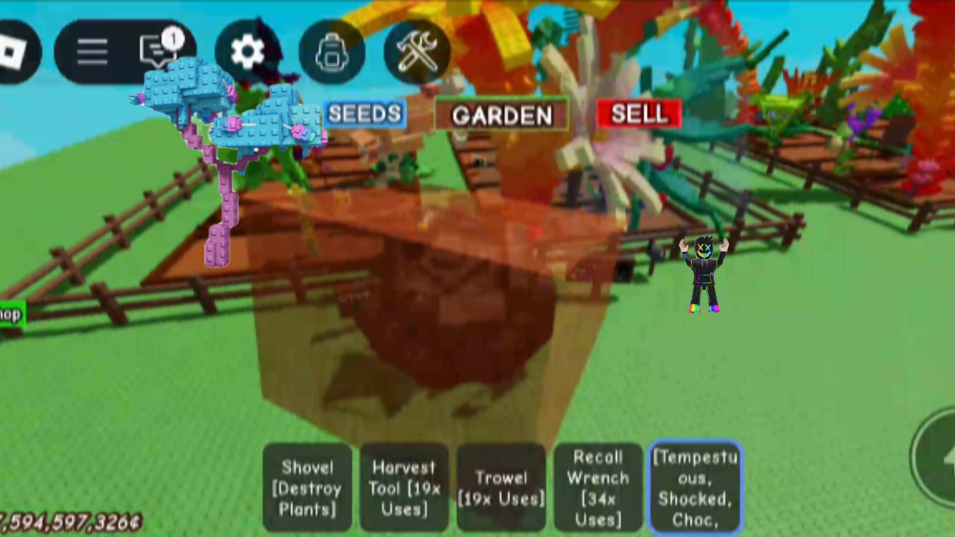 Я вырастил огромный Rosy Delight в grow a garden весом 50 килограмм! смотреть онлайн