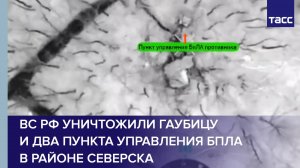 ВС РФ уничтожили гаубицу и два пункта управления БПЛА в районе Северска