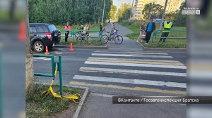 7-летняя девочка на самокате попала под машину в Братске