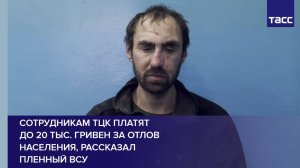 Сотрудникам ТЦК платят до 20 тыс. гривен за отлов населения, рассказал пленный ВСУ