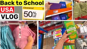 США ВЛОГ ШОПИНГ ДЛЯ ШКОЛЫ