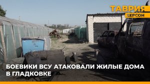 Боевики ВСУ атаковали жилые дома в Гладковке