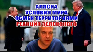 Аляска. Условия мира. Обмен территориями. Реакция Зеленского и ЕС