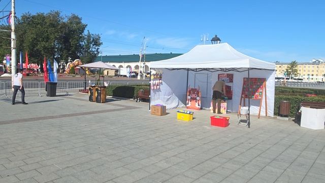 Прогулка по Костроме, площадь сковородка и памятник Снегурочке, Волга