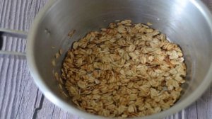 Жареная овсянка с сахаром