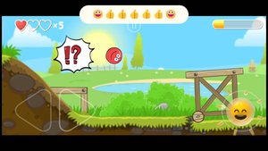 малыш комментирует игру, красный шарик😎#игры #красныйшарик #маленькиеигры