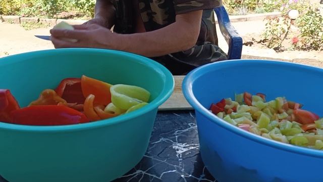 Фасоль с овощами на зиму.16.08.25. смотреть онлайн