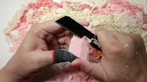 ASMR soap cutting dry soap / резка мыла💖🤍💓🤍💕