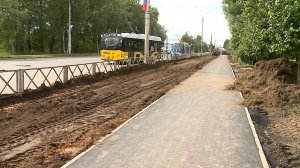 (Рыбинск-40) О ХОДЕ РЕМОНТА ТРОТУАРОВ