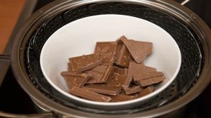 Черничный пирог с шоколадом