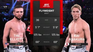 Тим Эллиот VS Кай Асакура