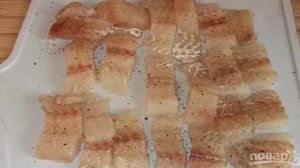 Жареное филе минтая