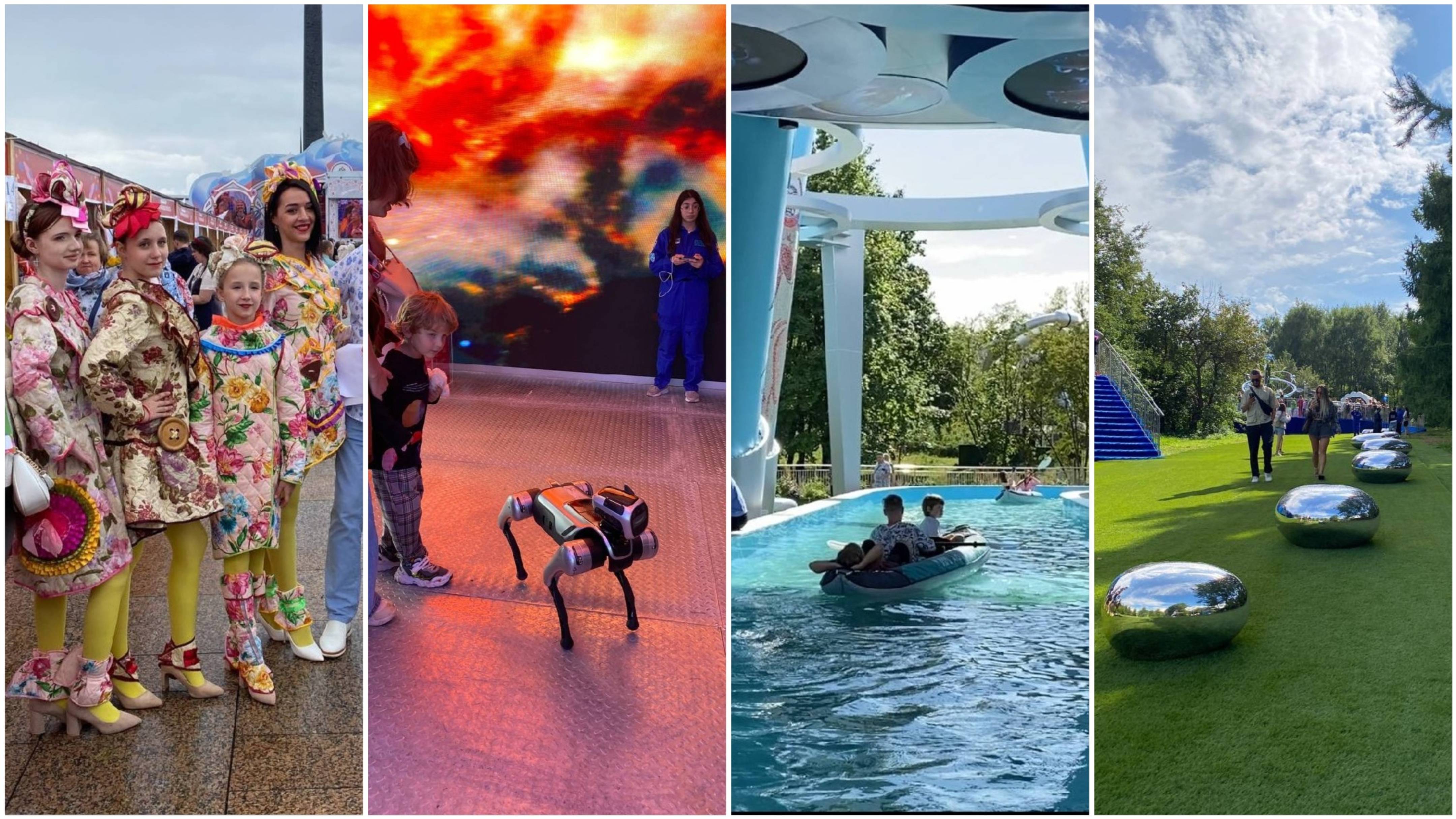 Лето в Москве. Фестиваль "Русское поле" и "Территория будущего" в парке 50 лет Октября. 9.08.2025 г. смотреть онлайн