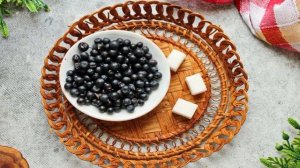 Черника с сахаром на зиму