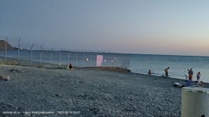 Пляж Сукко в 20:00 16 августа 2025 года