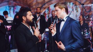 Дуэт ведущих Роман Акимов и Алексей Чумаков на роскошной свадьбе в Немчиновке