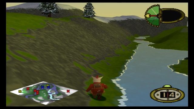 Ретро игра HOGS OF WAR - Миссия  7