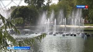 Новый фонтан в парке имени Кирова запустили в тестовом режиме