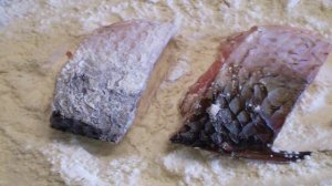 Жареная рыба с картошкой