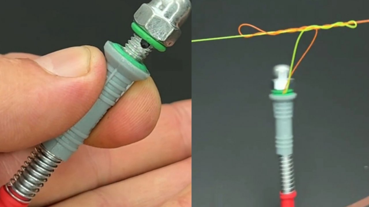 Инструмент для завязывания узлов, меньше времени на завязывание 🐠🐋🐟