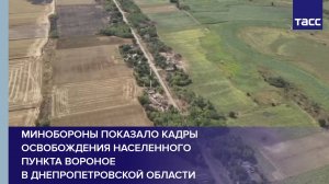 Минобороны показало кадры освобождения населенного пункта Вороное в Днепропетровской области