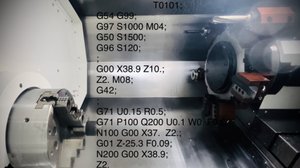 ОБРАБОТКА РОЛИКА НА ТОКАРНОМ СТАНКЕ С ЧПУ (СТОЙКА-GSK988TA) СТАЛЬ Х12 ПОСЛЕ ЗАКАЛКИ!!!