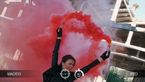 Цветной дым красный MA0513 Red для гендер пати