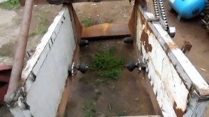 Установил ролики и встряхиватели на копалку.
