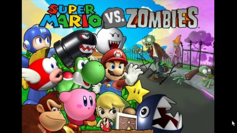 МАРИО против ЗОМБИ (Mod "Nintendo vs Zombies") / Plants vs Zombies смотреть онлайн