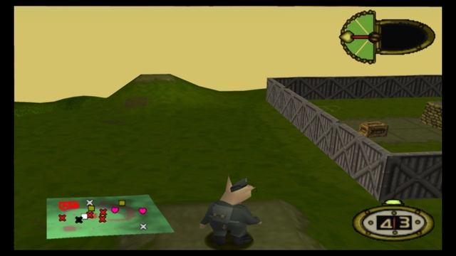 Ретро игра HOGS OF WAR - Миссия  11