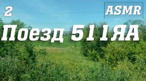 Поезд №511 ЯА Воркута - Новороссийск 🚄 ASMR #поезд