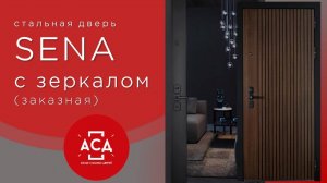 Sena c зеркалом -  видеообзор заказной стальной двери