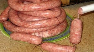 Домашние колбаски для гриля