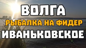 Рыбалка на Волге. Фидер на Иваньковском водохранилище. Ночевка на Московском море. 16 августа 2025 г