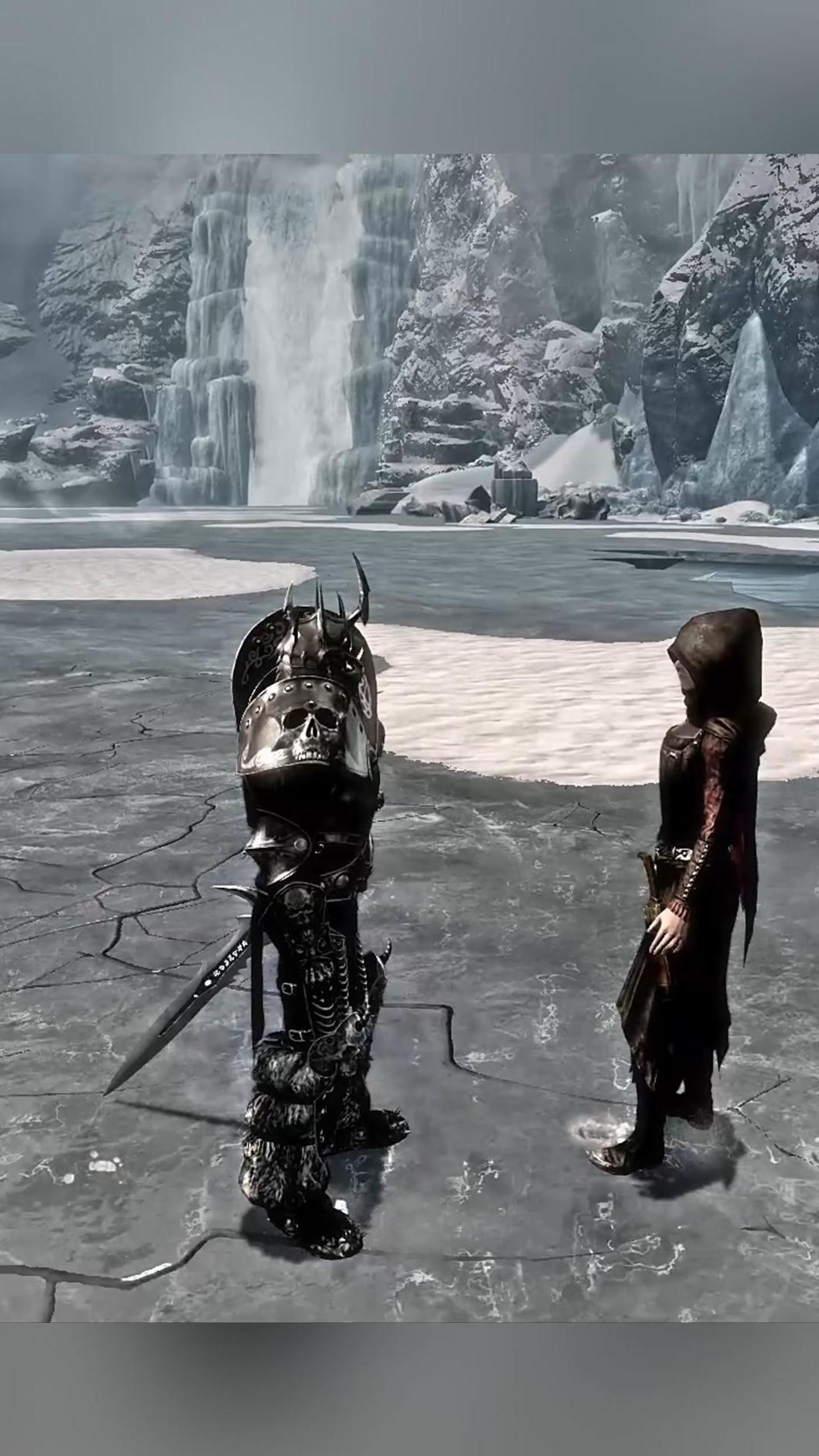 Skyrim. Серана встретила Артаса.