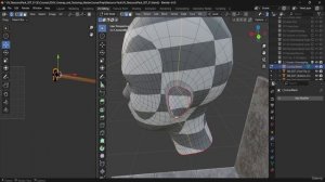 4 -Lesson 47 - Optimized UVs for Head, Nose & Ears