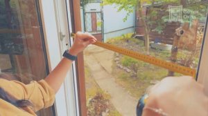 Замер универсальной москитной сетки без сверления