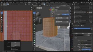 3 -Lesson 22 - UVs for Cylinders & Spheres with Pattern Flow