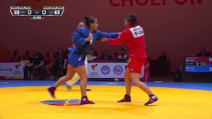 RECHKALOVA (FIAS 1) vs GIZATULINA (FIAS 1). World SAMBO Cup Cholpon-Ata 2024