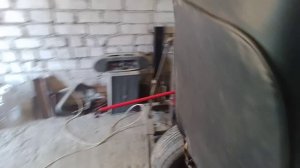 Минитрактор. Установлен мотор, рулевая колонка, рулевой редуктор, сиденье.