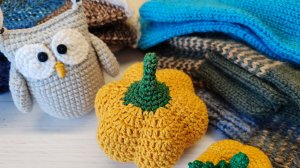 Остатки пряжи в дело. Август.