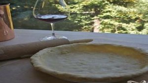 Черничный пирог с лимонной цедрой