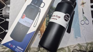 Вышивка крестиком. Август, про термосы и что будет дальше