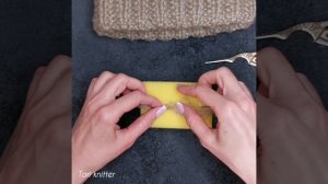 Соединяем толстую пряжу