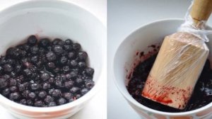 Черничная паста