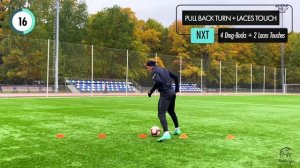 18. CLOSE CONTROL WORKOUT pull back turn+laces touch